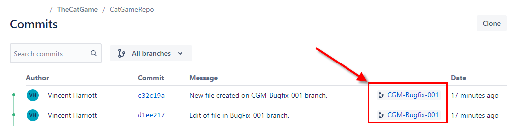 Bitbucket-CommitsScreenWithCgmBugfixBranch