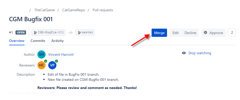 Bitbucket-PullRequestCgmBugfix001-ToMerge